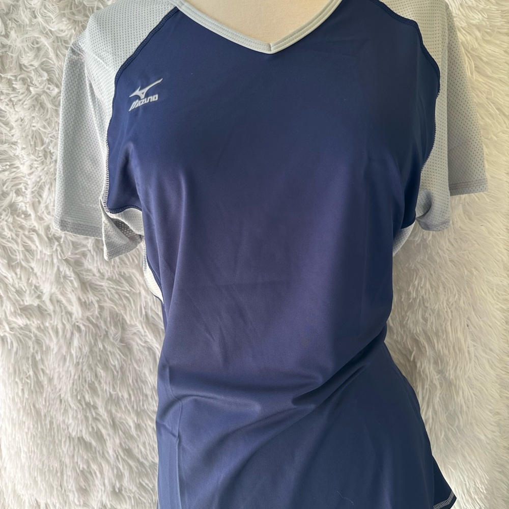 Mizuno Blue and Gray Athletic Shirt size XXL New Volleyball